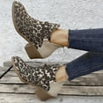 thumbnail image 4 of NOKIO Elegant Women'S Short Boots Minimalist Side Zipper Boots For Women Ankle Boots Short Boots Single Shoes For Ladies Casual Shoes Women'S Versatile Block Heel Ankle Booties, 4 of 4