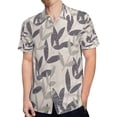thumbnail image 4 of High Quality Hawaiian Shirts for Men Short Sleeve Aloha Beach Shirt Floral Summer Casual Button Down Shirts Blouses LAQCJZ, 4 of 7