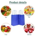 thumbnail image 6 of IN-JOOYAA Gift Bags Small Size Kraft Paper Gift Bags with Handles 25 Pcs (Royal Blue, 5 x 3.1 x 8.2 in), 6 of 7