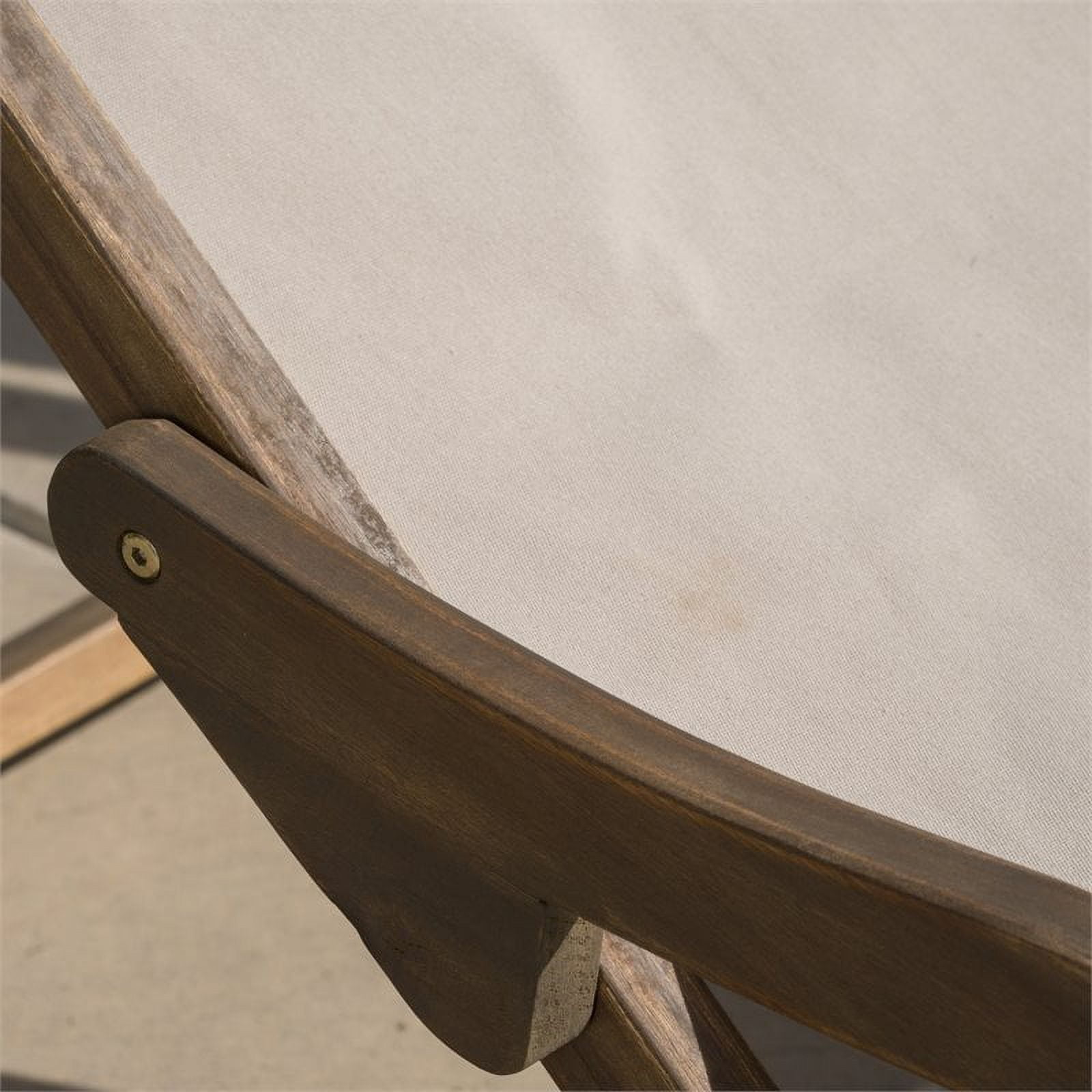 Nikki outdoor wood sling chair sales