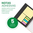 thumbnail image 4 of Libreta Ecológica de Cartón con Espiral y Cierre Magnético | Con Notas Adhesivas, Blocks de Notas y Bolígrafo | 70 Hojas Rayadas | Cuaderno de Notas Ideal para Papelería, Oficina y Escuela, 4 of 6
