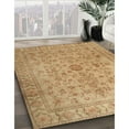 thumbnail image 3 of Ahgly Company Machine Washable Indoor Rectangle Traditional Sand Brown Area Rugs, 7' x 10', 3 of 7