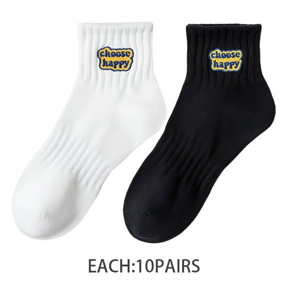 TELOLY 20Pairs Mens Ankle Socks9-13Mens Ankle Socks Size 9-11 Men's Socks ,Colormixing1