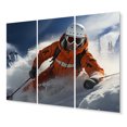 thumbnail image 2 of Designart "Glimpses of Whistler in Canada IV" Sports Metal Wall Décor Set, 2 of 5