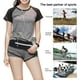 thumbnail image 5 of Cangurera Deportiva Riñonera Reflectante Unisex Negra con Correa Ajustable para Running y Seguridad, 5 of 9