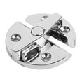thumbnail image 2 of AMONIDA Turn Button Latch Stainless,Turn Button Catch Rotate Latch Lock For Boat Door Cabinet Hatchway Marine Hardware Accessories, 2 of 8