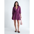 thumbnail image 3 of Scoop Women's and Women's Plus Mini Raglan Dress, Sizes XS-4X, 3 of 6