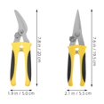 thumbnail image 6 of FOMIYES 2Pcs Heavy Duty Kitchen Shears Multi Stainless Steel Cutting Shears for Home Use Nonslip Grip, 6 of 8