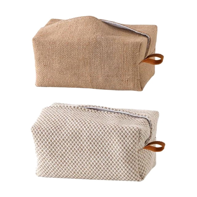 2 Soportes Para Cajas De Pañuelos Rectangulares Elegantes Para El Café De La Encimera Del Hogar