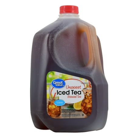 Great Value, Unsweet Iced Tea, 128 Oz. - Walmart.com