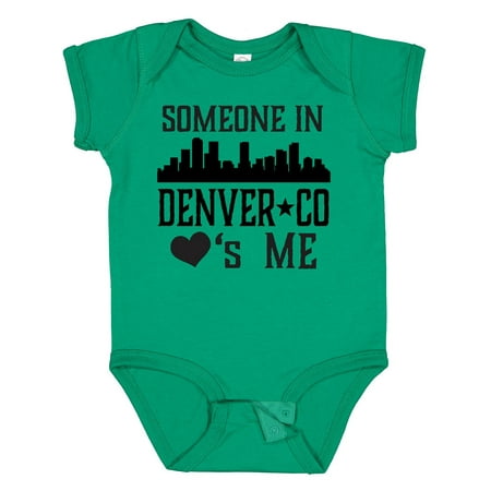 

Inktastic Denver Colorado Someone Loves Me Skyline Gift Baby Boy or Baby Girl Bodysuit