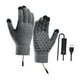 thumbnail image 3 of Guantes calefactables para hombre y mujer, ligeros, portátiles, antideslizantes, con 3 modos de calefacción. VM01 gris, 3 of 9
