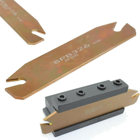 Tool Flo Grooving Inserts - 1PC SPB26 -3 26mm Part Off Blade Grooving Cut-Off Tool Holder For SP300(GIN-3) Insert