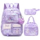 thumbnail image 1 of Mochila Alrisg Lovely, mochila escolar para niñas, 17 pulgadas, color morado, 1 of 7