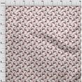 thumbnail image 4 of oneOone Cotton Poplin Maroon Fabric Christmas Reindeer Lumberjack Dress Material Fabric Print Fabric By The Yard 42 Inch Wide, 4 of 6