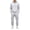 #G07-White, variant on Mens Side Stripe Cargo Hoodie Sweatsuit 2 Piece Set Pullover Drawstring Hooded Sweatshirt & Tapered Jogger Pants Athletic Gym Tracksuit