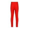 thumbnail image 2 of Zaldita Girls Kids Athletic Dance Leggings Basic Yoga Jeggings Pants Active Tights Sports Activewear Red 10, 2 of 7
