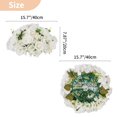 thumbnail image 6 of Blosmon Artificial Flower Kissing Balls for Wedding Table Centerpieces 10Pcs 15.7 Large White Fake Roses Hydrangea Flower Arrangement, 6 of 9