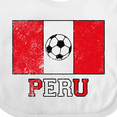thumbnail image 4 of Inktastic Peruvian Soccer Boys or Girls Baby Bib, 4 of 4