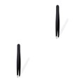 thumbnail image 4 of Jumpingount Pinzas para cejas de 1,5 mm, acero inoxidable con acabado mate, duraderas, fáciles de agarrar, pinzas de diseño ergonómico para el cuidado Punta inclinada 2piezas Jumpingount CBP372767, 4 of 5