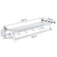 thumbnail image 3 of Toallero HappyWare Toallero Repisa para Baño Aluminio 5 Ganchos, 3 of 4