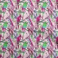 thumbnail image 1 of oneOone Georgette Viscose Fuschia Pink Fabric Birds Craft Projects Decor Fabric Printed By The Yard 42 Inch Wide, 1 of 4