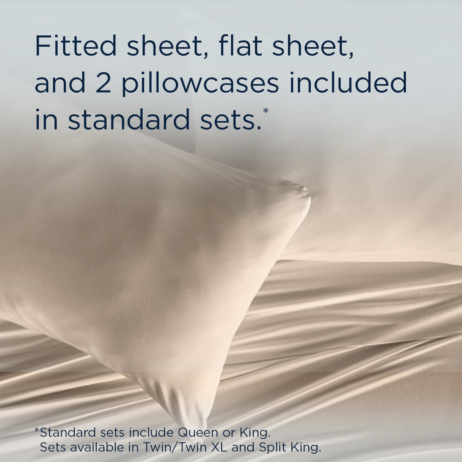 Tempur-Pedic Tempur Rayon from Bamboo Sheet Set Sandstone, Split California King