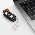 thumbnail image 7 of Uemuo Dachshund Dog Puppy Pattern Rectangular Metal Keychain - Durable, Stylish, and Personalized Key Ring for Men and Women,Engraved Keychain,Gift Slim Sturdy Keychain, 7 of 7