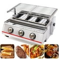 thumbnail image 2 of Wuzstar Portable Gas Grill Tabletop Smokeless Outdoor Barbecue Camping Steak Grill, 2 of 11