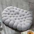 thumbnail image 2 of Vacemry Under $5 Contoured Seat Cushion, Thickened Oval Floor Pillow with Massage Bumps, Comfortable Sitting Pad for Office Chair Car Seat Floor, 2 of 9