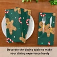 thumbnail image 7 of GZHJMY Candy Canes Cloth Napkins Set of 4 Pack, Washable Soft Table Dinner Napkins 20 inch for Kitchen, Hotel, Party, Wedding Washcloths, 7 of 7