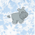 thumbnail image 4 of Inktastic Cute Smiling Baby Hippo Boys or Girls Baby Bodysuit, 4 of 5