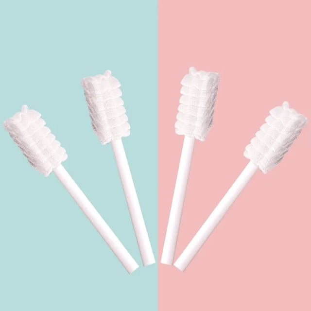 Limpiador de lengua para bebés YONGSHENG 60 piezas cepillo de dientes desechable