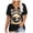 Yellow, variant on Womens Spring Short Sleeve Tees Country Music Print Vacation Tops Casual V-Neck Trendy Fashion T Shirts
