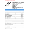 thumbnail image 2 of Rear Shock Absorber Set 2 - Compatible with 2008 - 2017 Honda Accord 2009 2010 2011 2012 2013 2014 2015 2016, 2 of 2