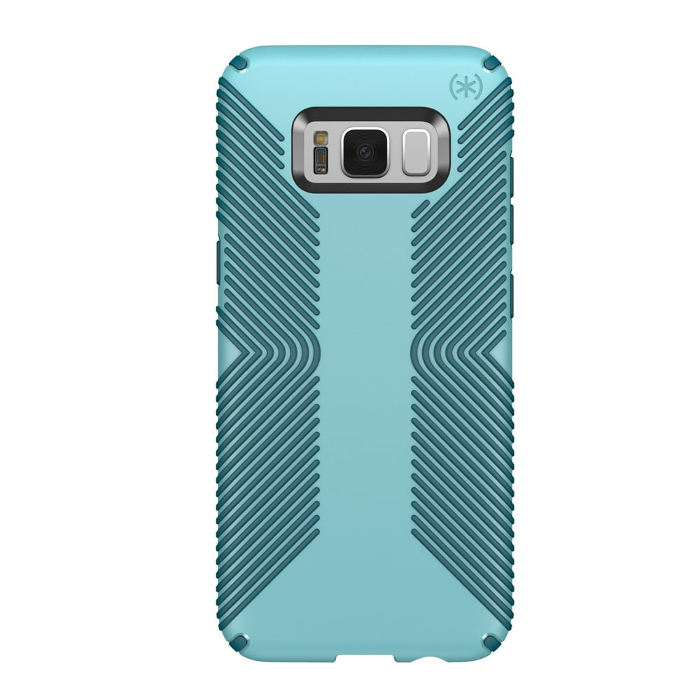 Speck Products Presidio Grip Cell Phone Case for Samsung Galaxy S8 Plus Robin Egg Blue/Tide