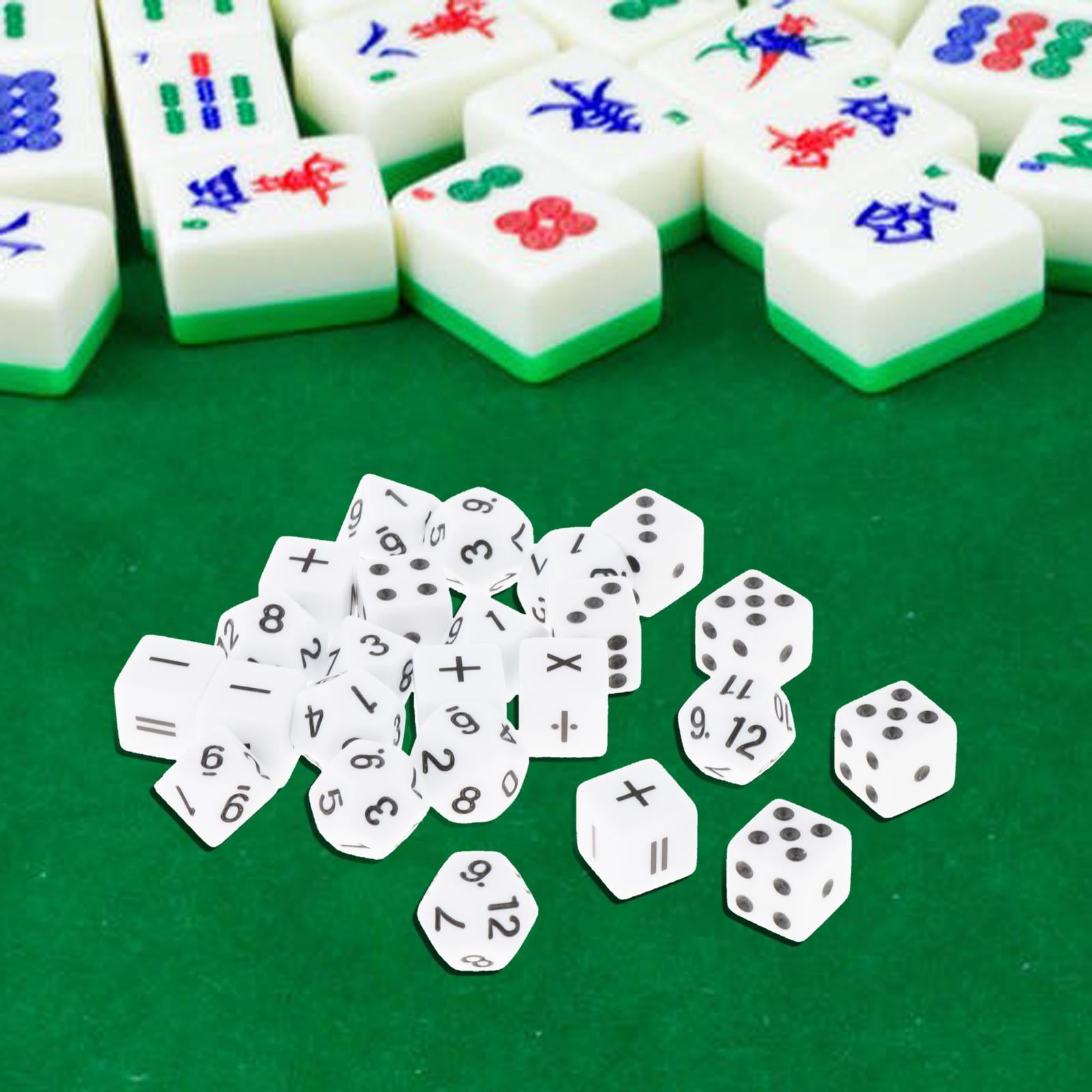 24x Acrylic Teaching Set Standard Size Board Game Add Subtract Multiply