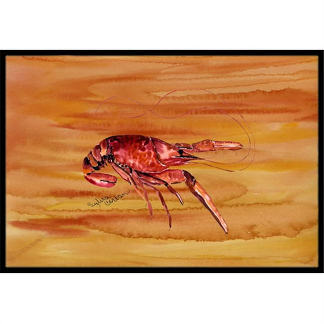 Carolines Treasures 8232-MAT Tapis Intérieur Ou Extérieur Écrevisse - 18 x 27 Po.