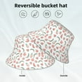 thumbnail image 3 of Vsdgher Fruit Print Bucket Hat for Men&Women Bucket Hat Reversible Summer Double-Side-Wear Travel Gardening, Beach, Camping, Hiking, Fishing Cap, 3 of 5