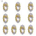 thumbnail image 1 of UDIYO 10Pcs/Bag Nail Rhinestones Crowns Dollars Manicure Design Alloy 3D Nail Art Decorations for Nail Design, 1 of 7