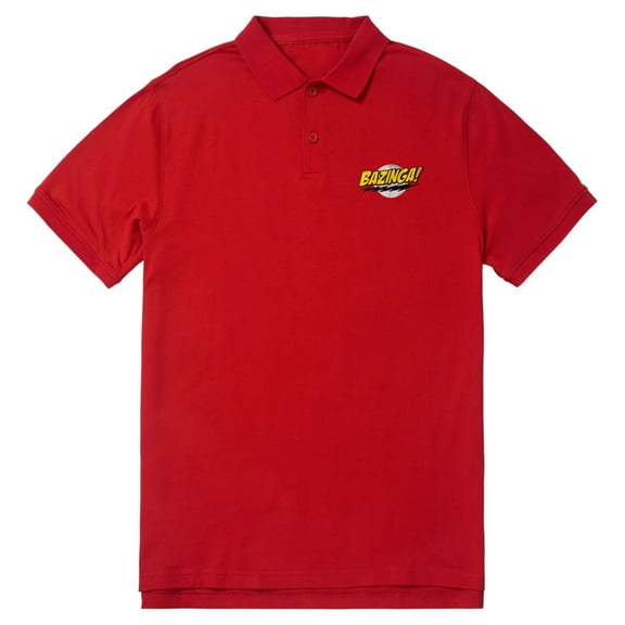 Big Bang Theory BAZINGA Polo Shirt, 2X
