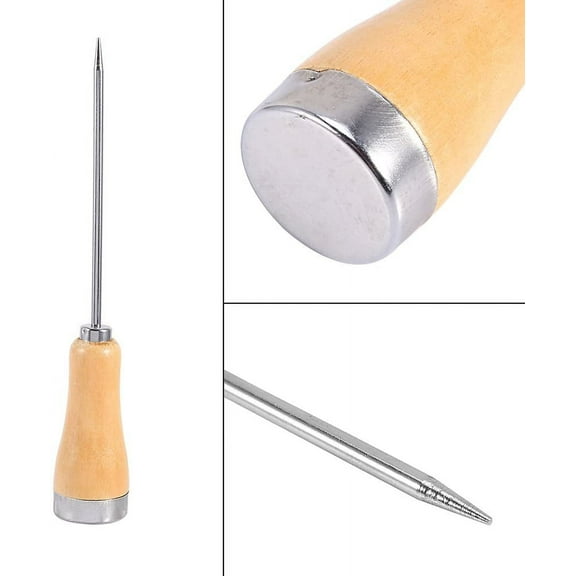 Ice Pick with Wooden Handle, Ice Pick Icepick with Sheath Ice Pick Crusher for Kitchen Bar