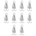 thumbnail image 1 of Anclajes de aluminio resistentes al viento para acampar con hebilla plegable para aventuras al aire libre, 1 of 6