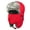 Red, variant on Gustave Men Women Winter Trapper Hat,Russian Windproof Ski Hat Faux Fur Lined Trapper Hat with Earflaps and Mask Warm Hunting Hats "Black"