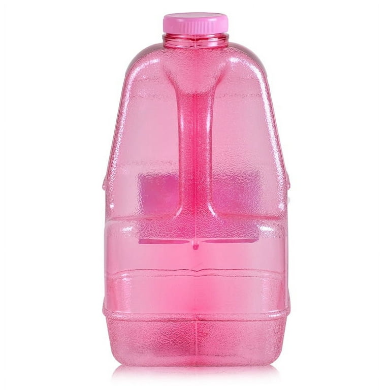 1 Gallon BPA Free Reusable Plastic Drinking Water Bottle Pink