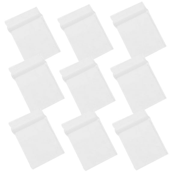 FOMIYES 500Pcs Clear Small Bags Mini Resealable Storage Pouches for Jewelry Packaging 1.0In X 0.7In X 0.04In