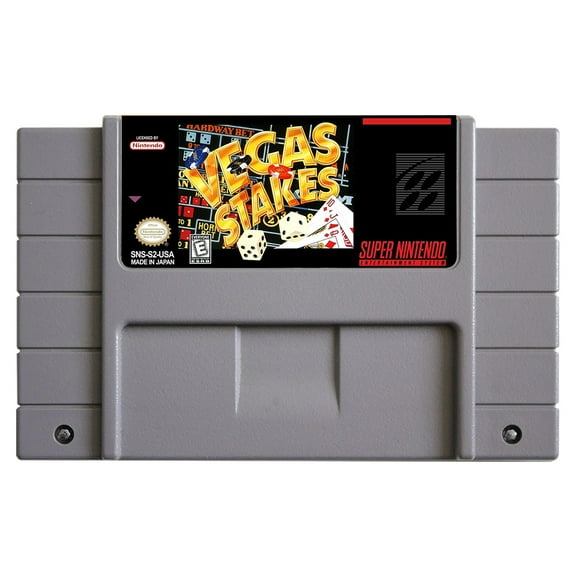 SNES Games Cartridge Vegas Stakes