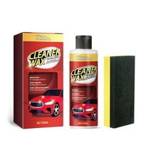 Kezqiaxn All Purpose Cleaner Scratch Repair Wax Car Scratch Repair Wax Car Solid Scratch Paste Car Wax to Removes Scratches and Stains 100Ml Red