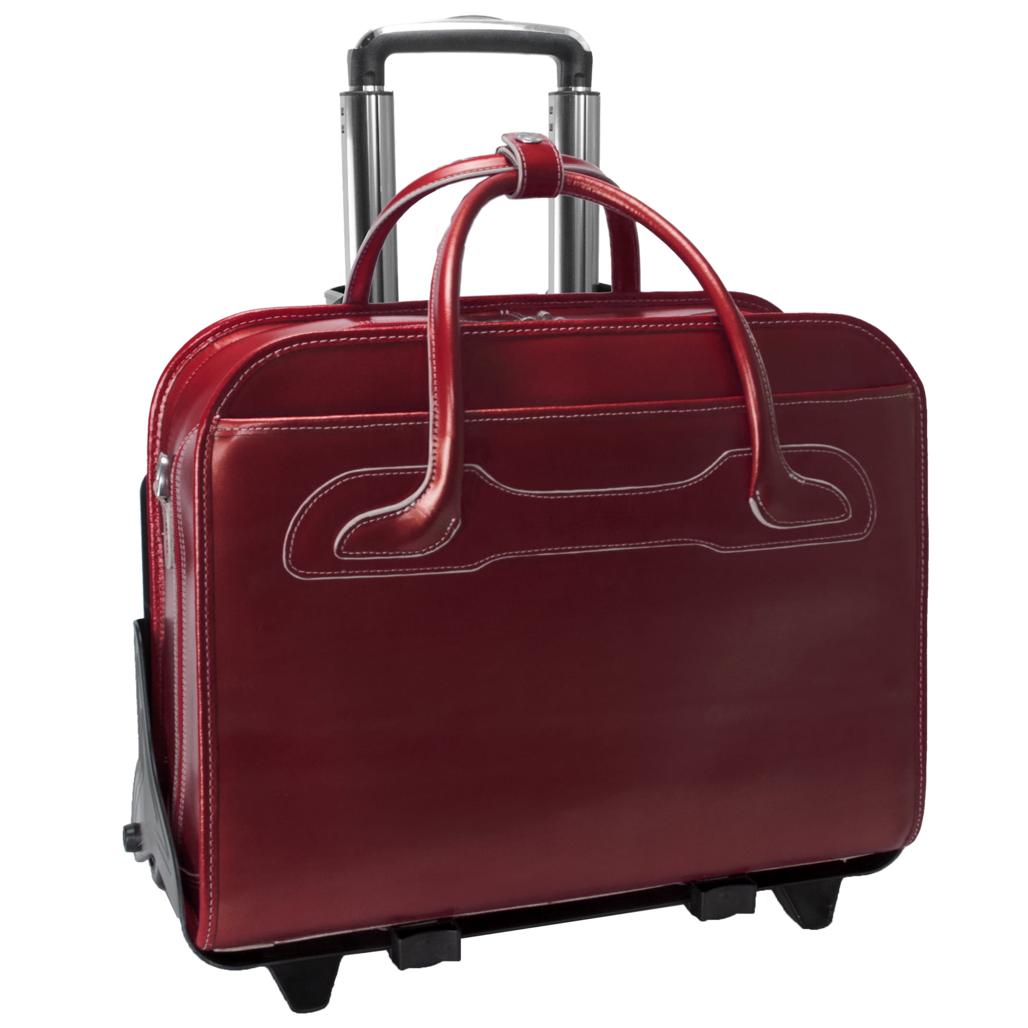 McKlein USA McKlein Willowbrook Red DetachableWheeled Rolling 17inch