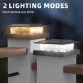 thumbnail image 2 of Luces solares para postes Icerona, paquete de 12, 4x4, impermeables, 2 of 6